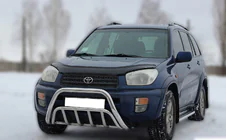 Toyota Rav 4 2001–2005 Priekšējais bullbar WT002 (nerūsējošais tērauds) foto 3