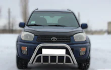 Toyota Rav 4 2001–2005 Priekšējais bullbar WT002 (nerūsējošais tērauds) foto 1