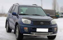 Toyota Rav 4 2001–2005 Priekšējais aizsargstienis ST014-1 (nerūsējošais tērauds) foto 2
