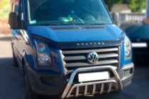 Volkswagen Crafter 2006–2016 Priekšējais bullbar WT002 (nerūsējošais tērauds) foto 1