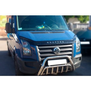 Priekšējais bullbar WT002 (nerūsējošais tērauds) Volkswagen Crafter 2006–2016 foto 1
