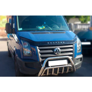 Priekšējais bullbar WT002 (nerūsējošais tērauds) Volkswagen Crafter 2006–2016 foto 1