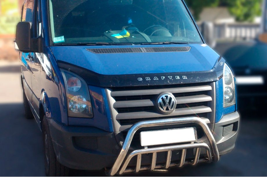 Volkswagen Crafter 2006–2016 Priekšējais bullbar WT002 (nerūsējošais tērauds) Image