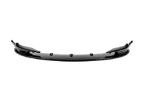 BMW 4 sērija F32/F33/F36 2012–2020 B-prece priekšējā bampera lūpa (lip spoilers) DPT Flap V-3 (M-Sport, melns spīdīgs) foto 1
