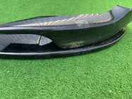 BMW 4 sērija F32/F33/F36 2012–2020 B-prece priekšējā bampera lūpa (lip spoilers) DPT Flap V-3 (M-Sport, melns spīdīgs) foto 5