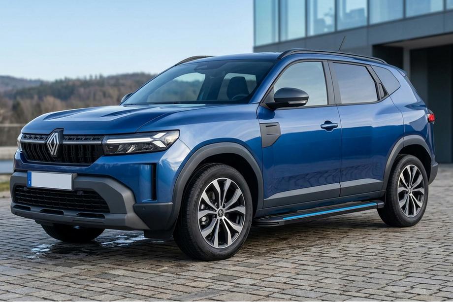 Renault Duster 2024– Sānu sliekšņi Maya Blue (2 gab., alumīnijs) Image