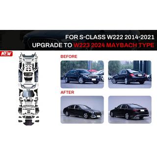 Restailinga komplekts W223 Maybach (ar durvju rokturiem un ieliktņiem) foto 1