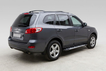 Hyundai Santa Fe 2 2006–2012 Sānu sliekšņi Sunrise (2 gab., alumīnijs) foto 1
