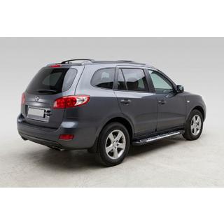 Sānu sliekšņi Sunrise (2 gab., alumīnijs) Hyundai Santa Fe 2 2006–2012 foto 1
