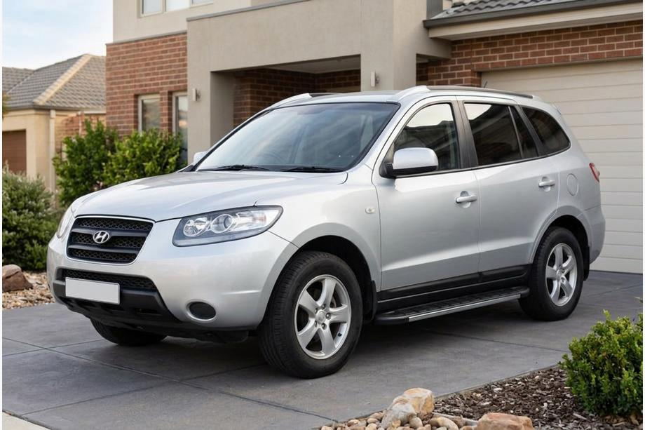 Hyundai Santa Fe 2 2006–2012 Sānu sliekšņi Duru (2 gab., alumīnijs) Image
