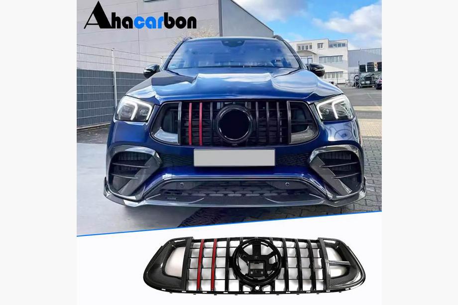 Mercedes GLE Coupé C167 2019– Radiatora reste GT Panamericana GT-R Carbon (AMG-Line/GLE53/GLE63 2019-2023) Foto 2