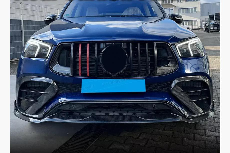 Mercedes GLE Coupé C167 2019– Radiatora reste GT Panamericana GT-R Carbon (AMG-Line/GLE53/GLE63 2019-2023) Foto 8