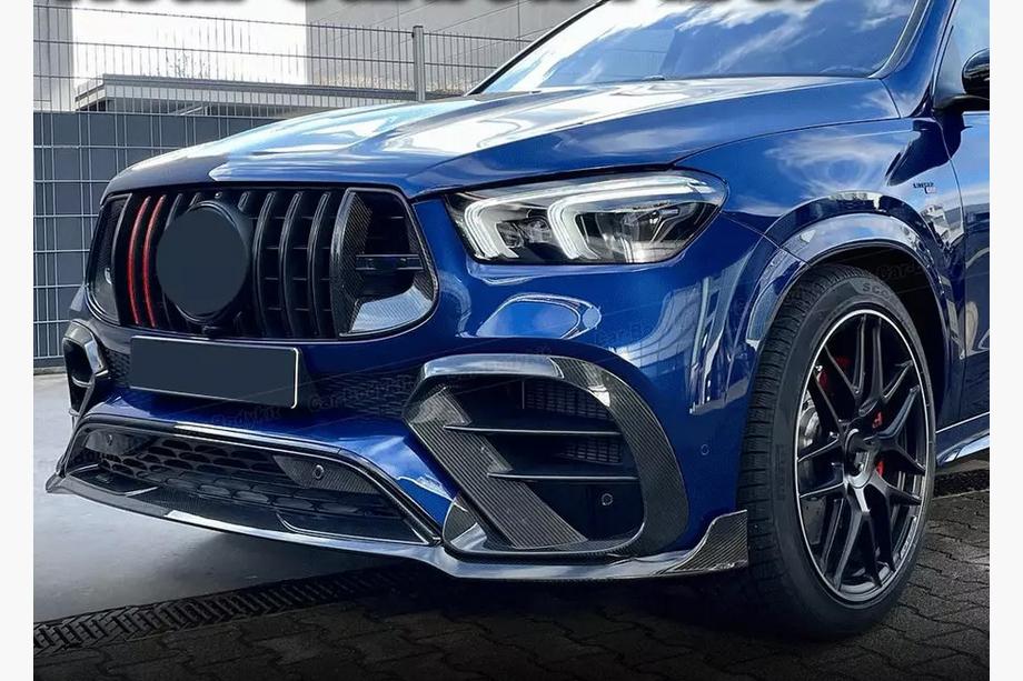 Mercedes GLE Coupé C167 2019– Radiatora reste GT Panamericana GT-R Carbon (AMG-Line/GLE53/GLE63 2019-2023) Foto 9