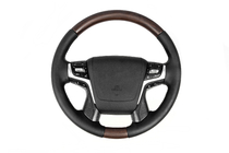 Toyota Land Cruiser 200 2007–2021 Stūre ar apsildi (tumšs koks) foto 1