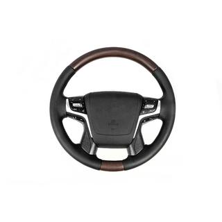 Stūre ar apsildi (tumšs koks) Toyota Land Cruiser 200 2007–2021 foto 1
