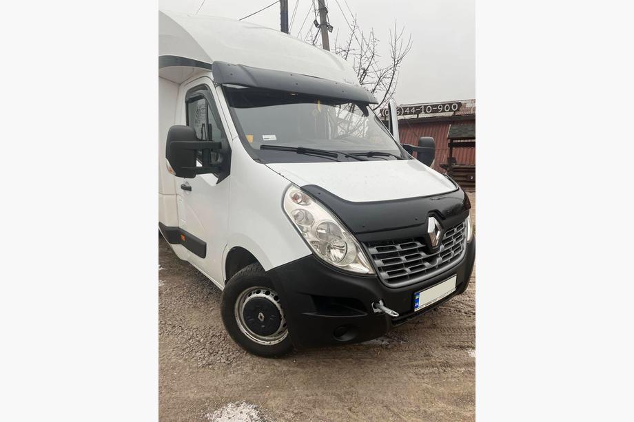 Renault Master 2011–2023 Vējstikla deflektors V1 (melns spīdīgs, 5 mm) Image
