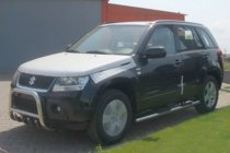 Suzuki Grand Vitara 2005–2017 Sānu aizsargcaurules (2 gab., nerūsējošais tērauds) foto 2