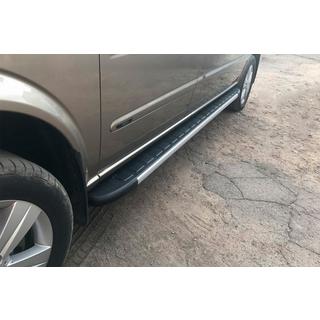 Sānu sliekšņi Duru (2 gab., alumīnijs) Mercedes Vito W639 2004–2014 foto 1