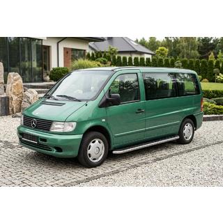 Sānu pakāpieni Maydos V1 (2 gab., alumīnijs ↗ nerūsējošais tērauds) Mercedes Vito W638 1996–2003 foto 1