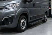 Fiat Ducato 2006–2025 Sānu sliekšņi Allmond Black (2 gab., alumīnijs) foto 1
