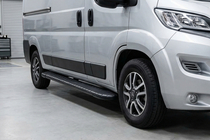 Fiat Ducato 2006–2025 Sānu pakāpieni Bosphorus Black (2 gab., alumīnijs) foto 1