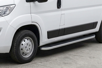 Fiat Ducato 2006–2025 Sānu pakāpieni Tayga Grey (2 gab., alumīnijs) foto 1