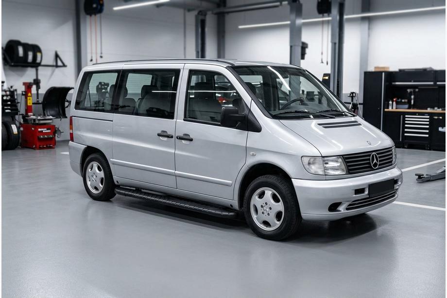 Mercedes Vito W638 1996–2003 Sānu pakāpieni Bosphorus Black (2 gab., alumīnijs) Image
