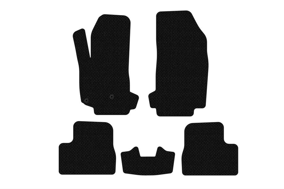 Citroen DS-3 2009–2016 Gumijas salona paklājiņi Carsuit V-2 (Melni) Image