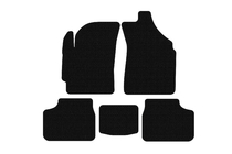 Daewoo Matiz 2009–2015 Carsuit gumijas paklājiņi (Melni) foto 1