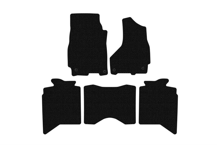 Dodge RAM (DS/DJ/D2) 2009–2024 Gumijas salona paklājiņi Carsuit (2013+, 5-vietīgs, melni) Foto 1