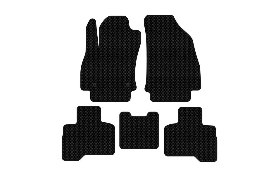Fiat Fiorino/Qubo 2008–2024 Gumijas paklājiņi Carsuit (Qubo 2008-2016, melni) Foto 1