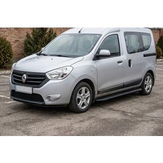 Sānu pakāpieni Bosphorus Black (2 gab., alumīnijs) Dacia Dokker 2013–2022 foto 1
