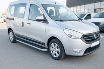 Dacia Dokker 2013–2022 Sānu pakāpieni Tayga (2 gab., alumīnijs) foto 1
