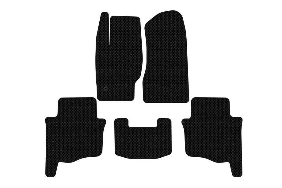 Jeep Grand Cherokee WK 2004–2010 Carsuit gumijas paklājiņi (Melni) Foto 1