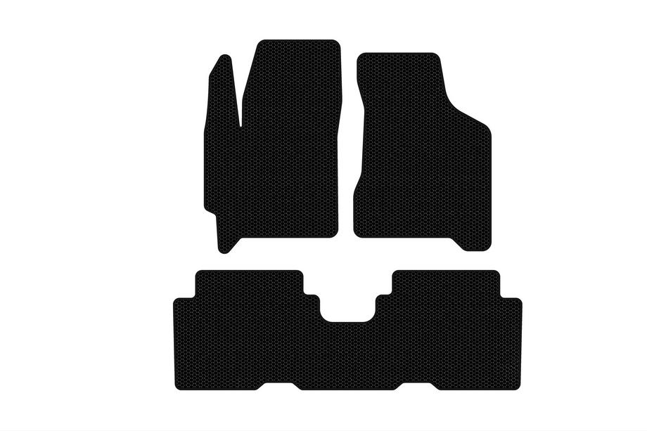 Kia Carens 1999–2012 Carsuit gumijas paklājiņi (Melni) Image