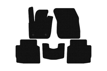 Lincoln MKZ 2012–2020 Carsuit gumijas paklājiņi (2016–2020, SD, melni) foto 1