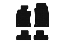 Mini Cooper R50/52/53 2000–2006 Gumijas paklājiņi Carsuit (R50, melni) foto 1