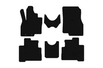 Mitsubishi Grandis 2003–2011 Gumijas paklājiņi Carsuit (2 rindas, melni) foto 1