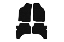 Mitsubishi L200 1996–2006 Carsuit gumijas paklājiņi (Melni) foto 1