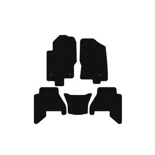 Gumijas salona paklājiņi Carsuit V2 (2 rindas, melni, 2010-2014) Nissan Pathfinder R51 2005–2014 foto 1