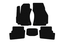 Opel Zafira A 1998–2005 Carsuit gumijas salona paklāji (2 rindas, 2003-2005, 7-vietīgs, melni) foto 1