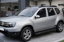 Dacia Duster 2008–2018 Sānu sliekšņi RedLine Black (2 gab., alumīnijs) foto 1