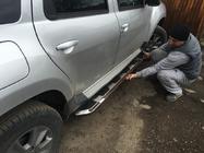 Renault Duster 2008–2017 Sānu sliekšņi Vison (2 gab., alumīnijs / nerūsējošais tērauds) foto 3