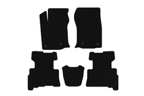 Toyota 4Runner 2009–2024 Carsuit gumijas salona paklājiņi (2 rindas, 2014-2024, 7-vietīgs, melni) foto 1