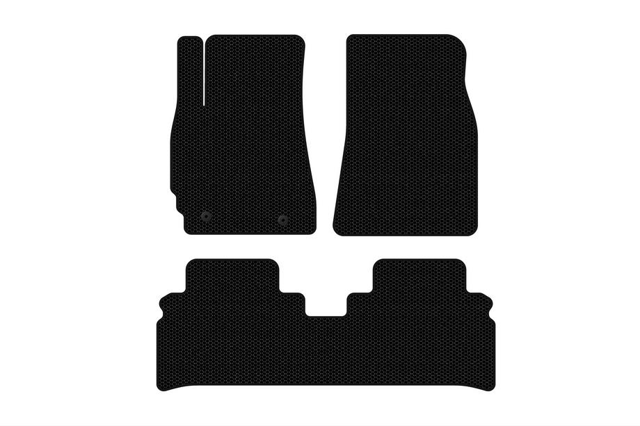 Toyota Highlander 2000–2008 Carsuit gumijas paklājiņi (Melni) Image