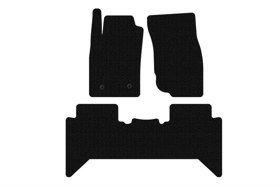 Toyota Hilux 2006–2015 Gumijas paklājiņi Carsuit V2 (Melni) Foto 1