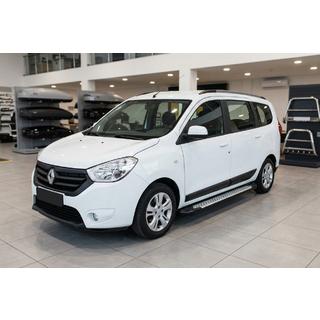 Sānu sliekšņi X5 tipa (2 gab., alumīnija) Dacia Lodgy 2012–2022 foto 1