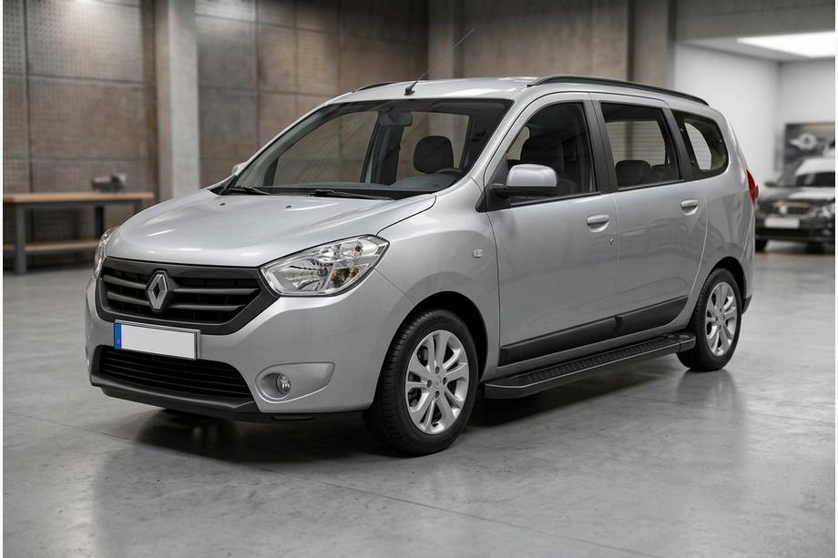 Renault Lodgy 2013–2022 Sānu sliekšņi Allmond Black (2 gab., alumīnijs) Image