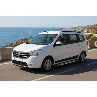 Sānu sliekšņi Sunrise (2 gab., alumīnijs) Renault Lodgy 2013–2022 foto 1