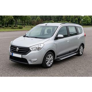 Sānu sliekšņi Line (2 gab., alumīnijs) Renault Lodgy 2013–2022 foto 1